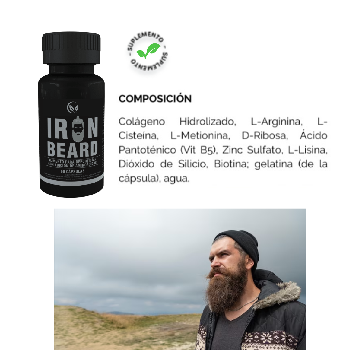 Iron Beard, Crecimiento Barba, Efecto Mi