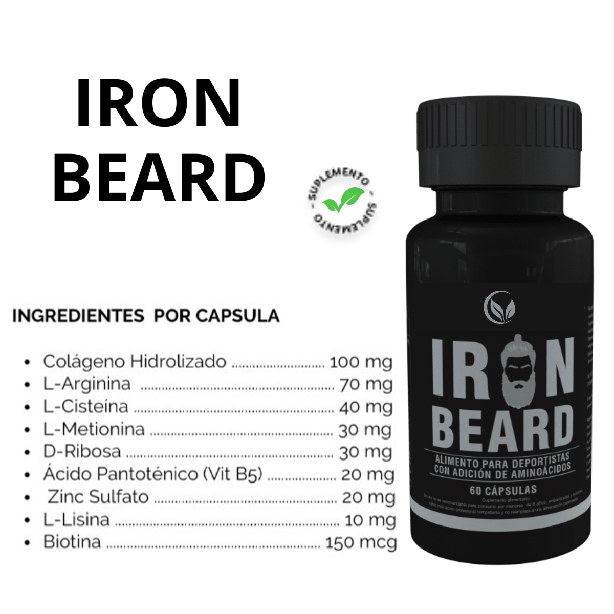 Iron Beard, Crecimiento Barba, Efecto Mi