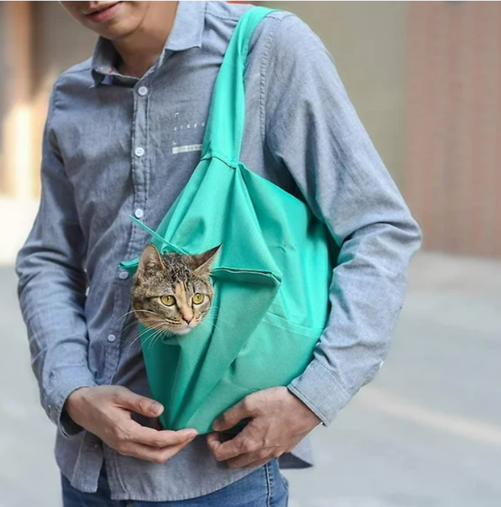 BOLSA DE TRANSPORTE PORTABLE PARA GATOS