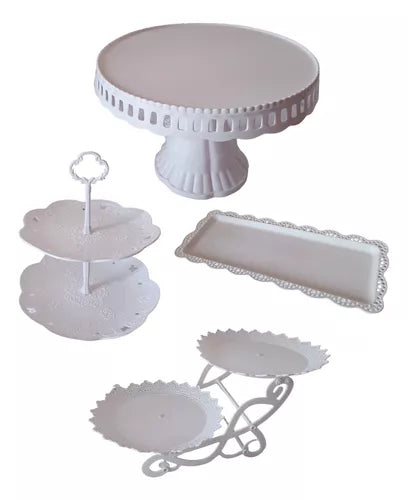 Set Candy Bar (porta Torta, Bandejas